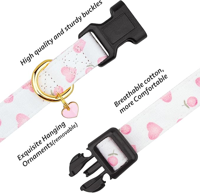 Cotton Handmade Dog Collar Cute and Distinctive Patterns