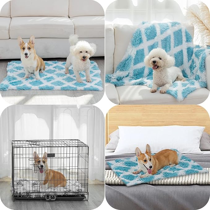 PJYuCien Fluffy Fleece Calming Pet Throw Blanket 30 * 40", Machine
