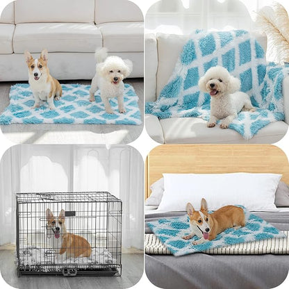 PJYuCien Fluffy Fleece Calming Pet Throw Blanket 30 * 40", Machine