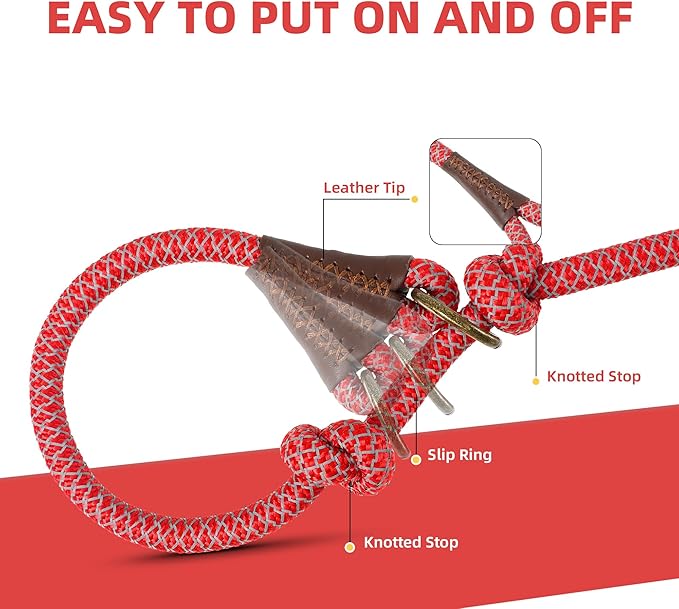 Mile High Life Slip Leads for Dogs 4 Feet
