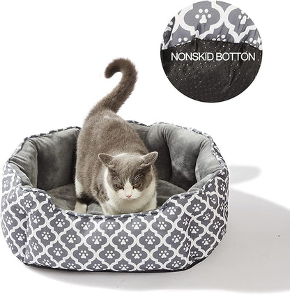 LUCKITTY Cat Bed S(20"x19"x6"),15LBS PET)