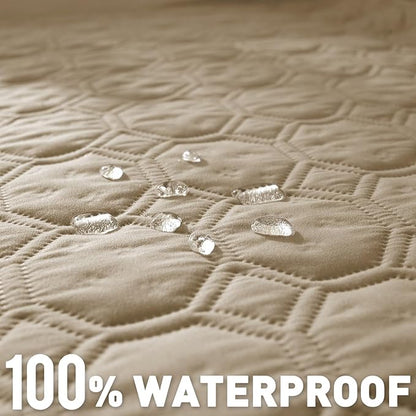 SYSLOON Waterproof Dog Bed Cover Sofa,Car,82"x120",Khaki