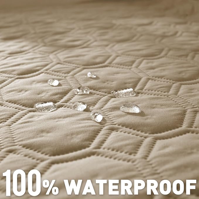 SYSLOON Waterproof Dog Bed Cover Sofa,Car,82"x82",Khaki