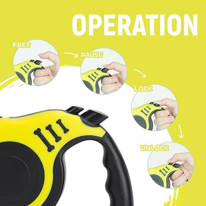 Retractable Dog Leash Automatic Telescopic Tractor Dog Tape 10/16 FT