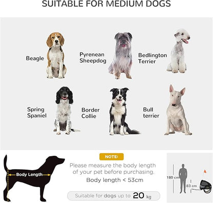 NicBex Dog Stroller with Steel Frame