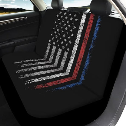 American Flag Universal Car Seat Covers Full Set 4pcs Car