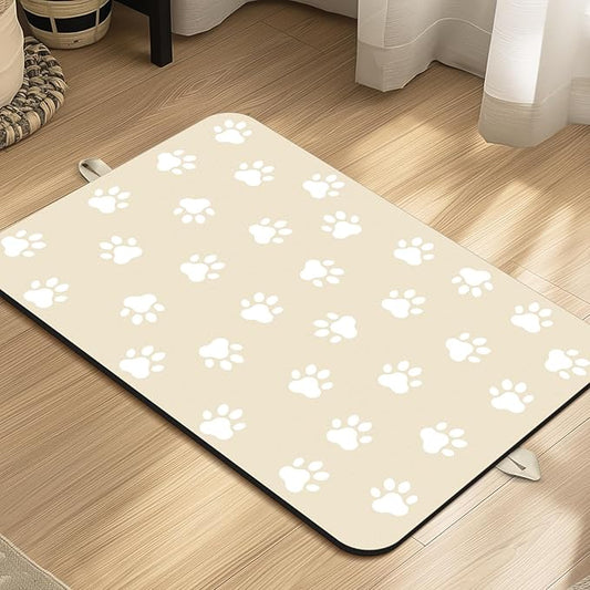 Pet Feeding Mat-Absorbent Dog Food Mat for Water Spill 12"*19"