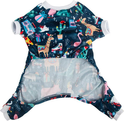 CuteBone Dog Pajamas Christmas Clothes Pjs for Small P108XS