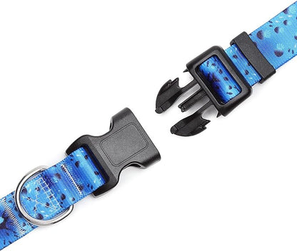 Adjustable Dog Collar with Patterns