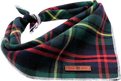 Lionet Paws Christmas Dog Bandana Washable Cotton Handkerchief