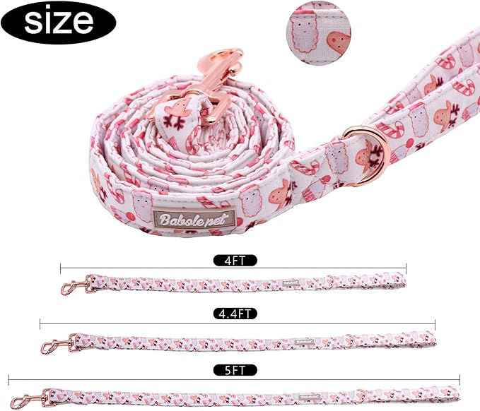 Christmas Dog Leash Durable Handmade Dog Leashes 135cm
