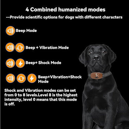 Dog Bark Collar 8 Adjustable 8 Levels