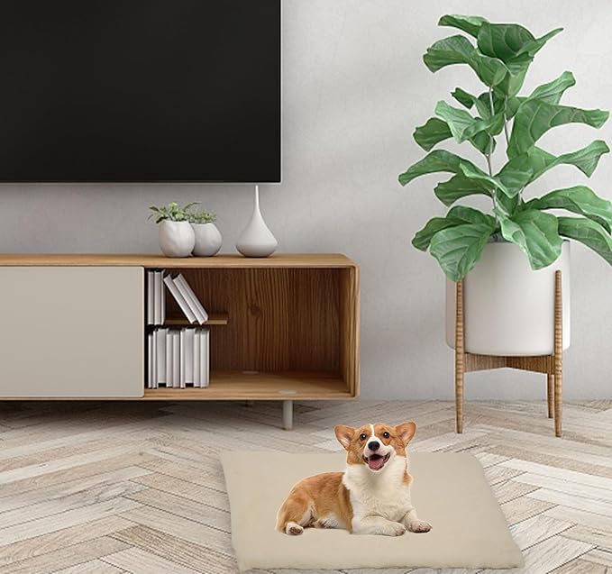 LWFCOEE Pet Stroller Pad for Small Medium Dogs 21"X12" Folding