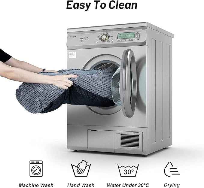 MIXJOY Dog Bed for Large Medium Small Dogs (35'', Grey)