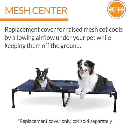 K&H Pet Products Elevated Cooling Outdoor Dog Bed 50 X 32 Inches