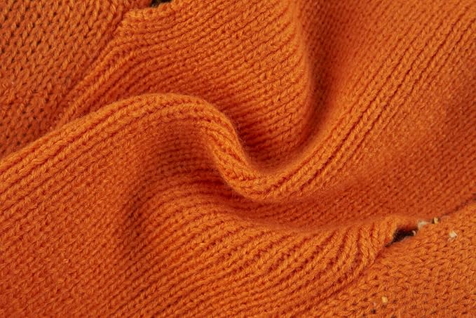 Thanksgiving Turkey Puppy Dog Cat Sweater Fall Clothes 9" Back