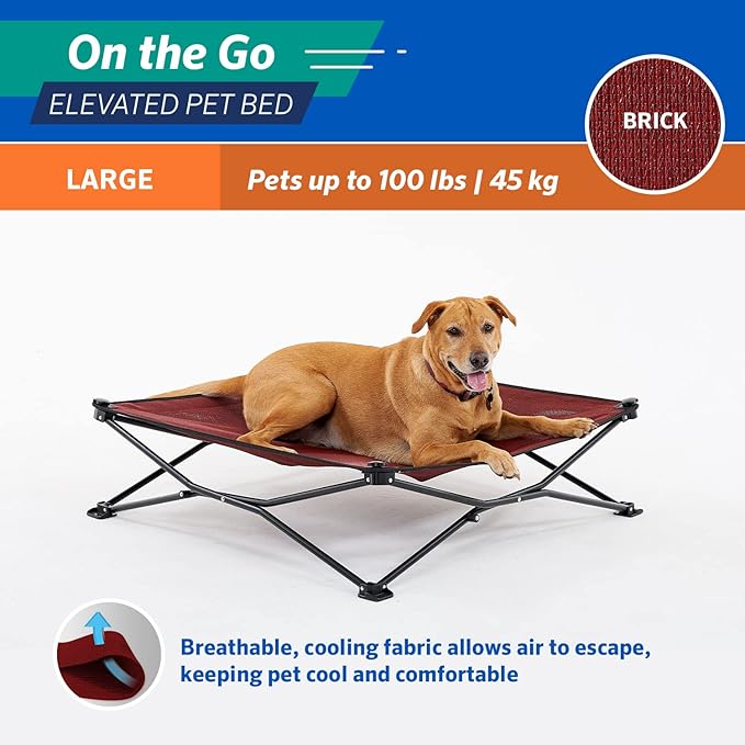 COOLAROO On the Go Cooling Elevated Dog Bed