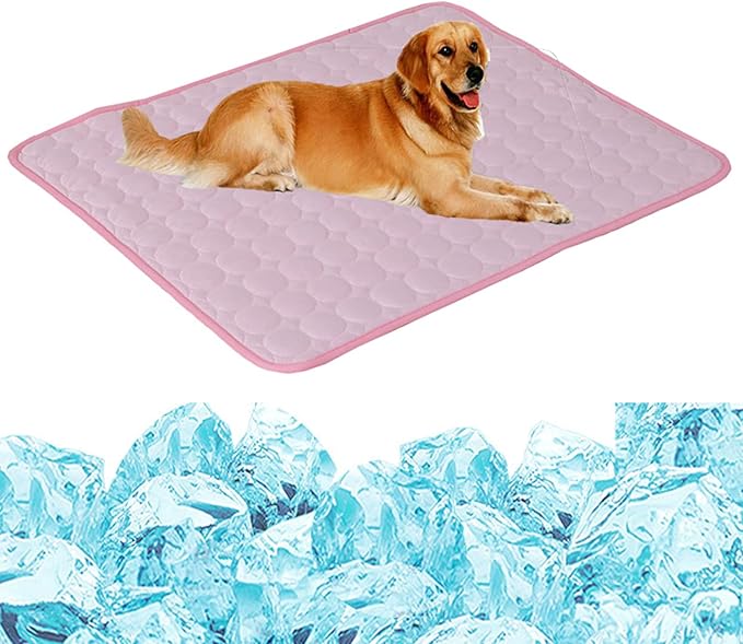 Dog Bed Mat Breathable Washable Pet Pad Dog Cat Self Cooling Pad for Kennerl