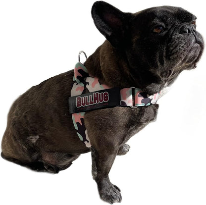 BULLHUG Harness – Made for Larger Chested Dogs Like English Bulldogs