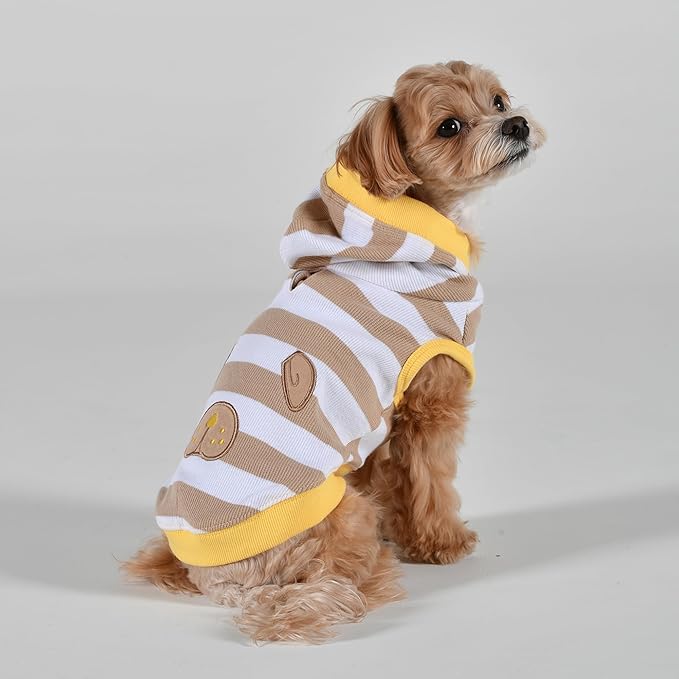 Puppia Spring/Summer HOOCH Dog Hooded Shirt Trendy Fashionable Cute Dog Apparel