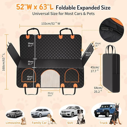 Dog Car Seat Cover for Back Seat