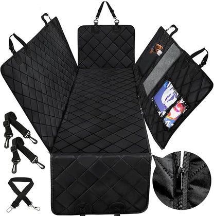 Dog Car Seat Cover for Back Seat 600D Heavy