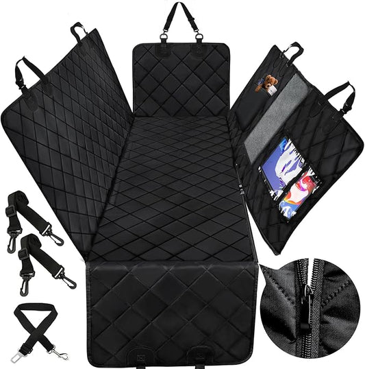 Dog Car Seat Cover for Back Seat 600D Heavy