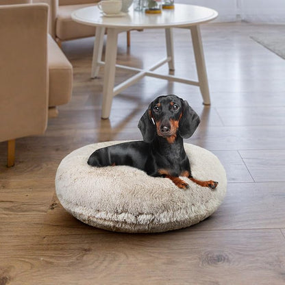 Bessie and Barnie Bagel Donut Dog Bed