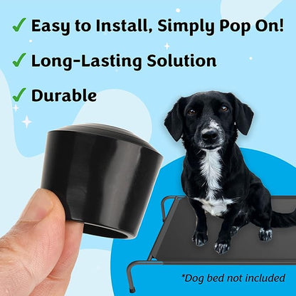 IMPRESA [4 Pack 1” Wide Elevated Dog Bed Feet to Protect Floors