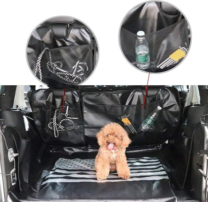Rear Cargo Pet Seat Proof Covers Dog Seat 2007-2018 Jeep 2018-2024 Jeep 4-Door 600D