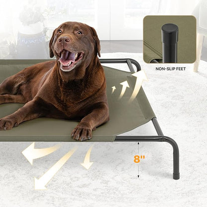 MoNiBloom Elevated Dog Bed for Large Dogs 54 Inches