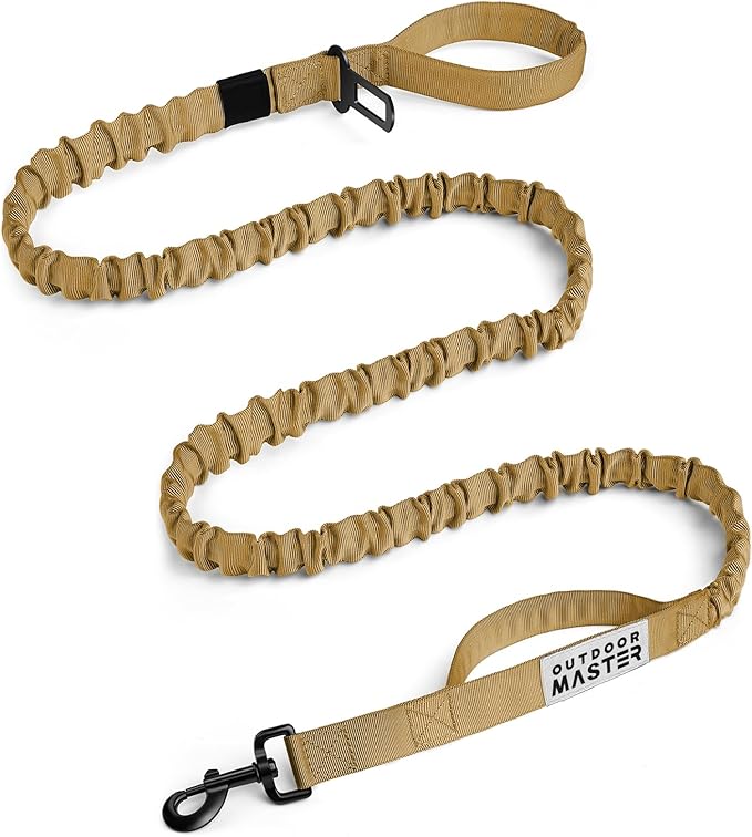 OutdoorMaster Bungee Dog Leash 2 Padded 6 FT