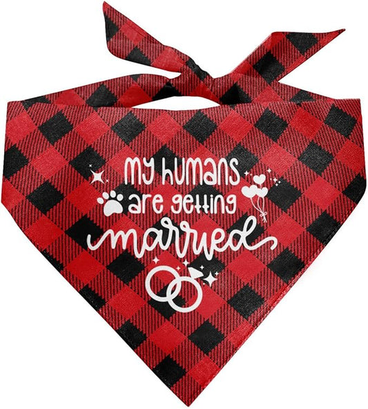 My Humans are Getting Married Dog Bandana (C51)