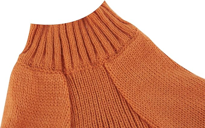 Orange Black Plaid Pet Halloween Costume Pumpkin Dog Sweater for Dogs