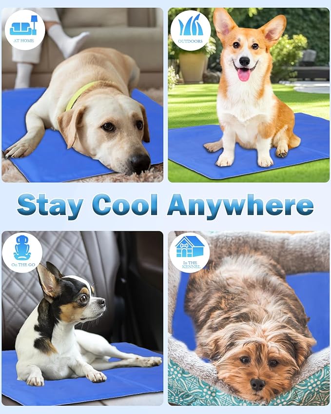 Dog Cooling Mat 20" x 35" Activated