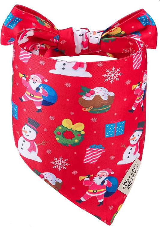 SCENEREAL Christmas Dog Bandana