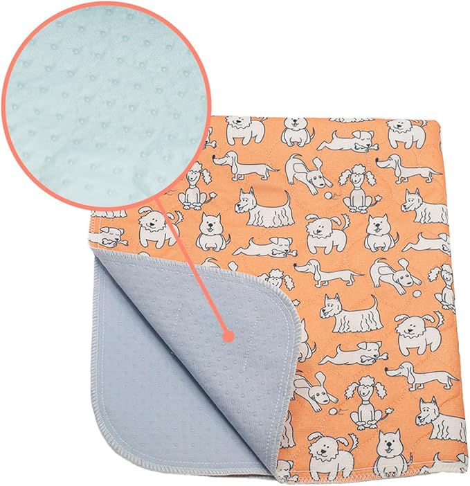Misoko&Co Champion's Choice Reusable Dog Training Pads Super Absorbent Pet Pee Pads Dog Play Mat Fast Drying Anti Slip Washable Puppy Pads (31.5 x 55.12 in (1pcs)