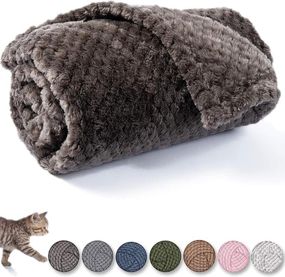 Dog Blanket or Cat Blanket or Pet Blanket (L/40" x 48", Dark