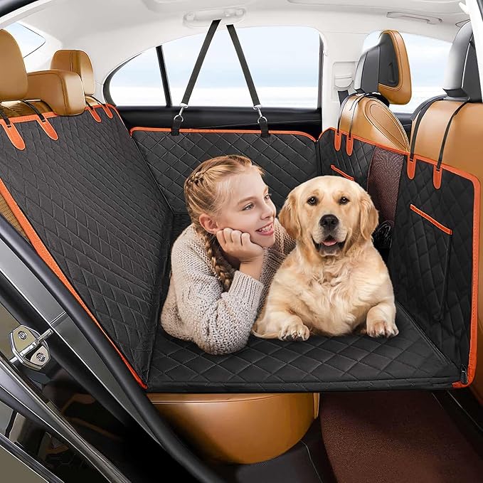 Back Seat Extender for Dogs Window,100% Waterproof