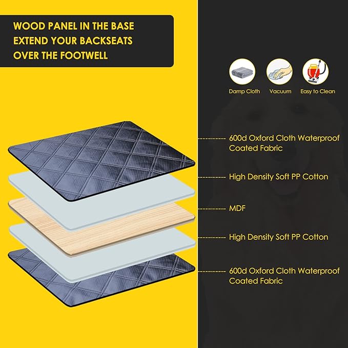 Back Seat Extender for Dogs