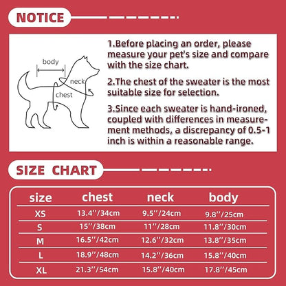 Dog Pullover Sweater