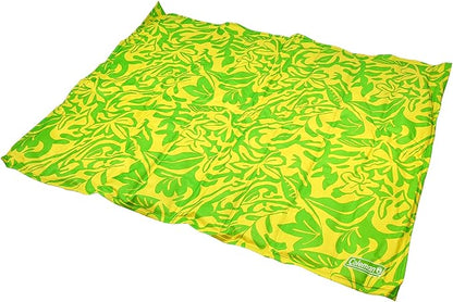 Coleman Medium Green Botanical Pattern Reversible Cooling Mat 24” x 30”