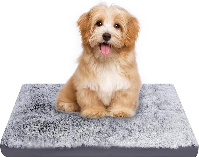 Plush Dog Crate Beds 24" x 18" x 3")