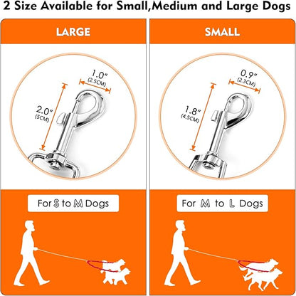 2 Dog Leash 360° Swivel 2 Dogs