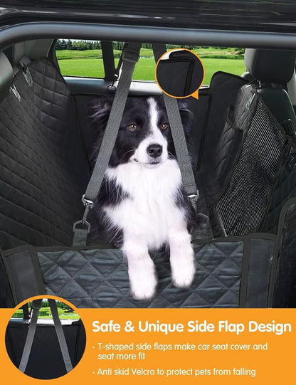 nzonpet 4-in-1 Dog Car Seat Cover 100% Waterproof