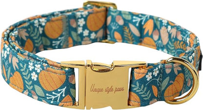 Unique style paws Dog Collar Metal Buckle Collar