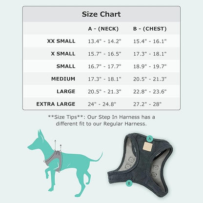 FuzzYard Life Corduroy Step in Dog Harness