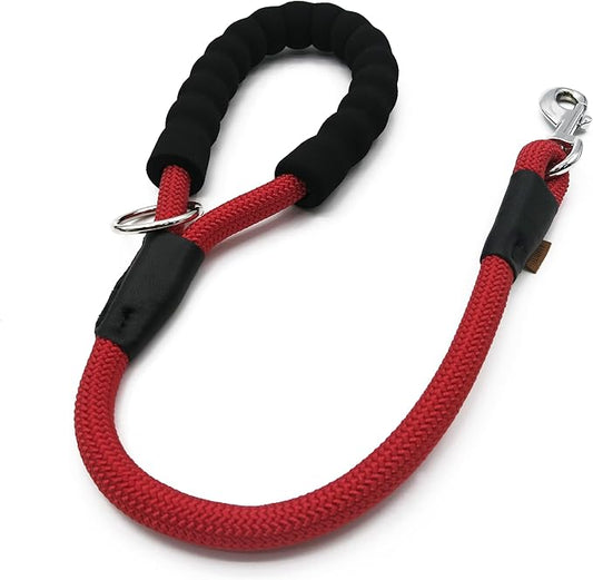 Dog Leash ((1/2") - 2FT, Red)