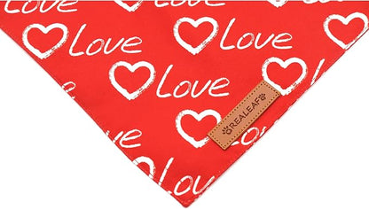 Realeaf Love Dog Bandanas 2 Pack