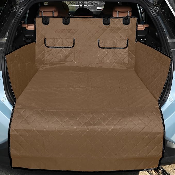 NESTROAD SUV Cargo Liner for Dogs Size,65"×72",Brown